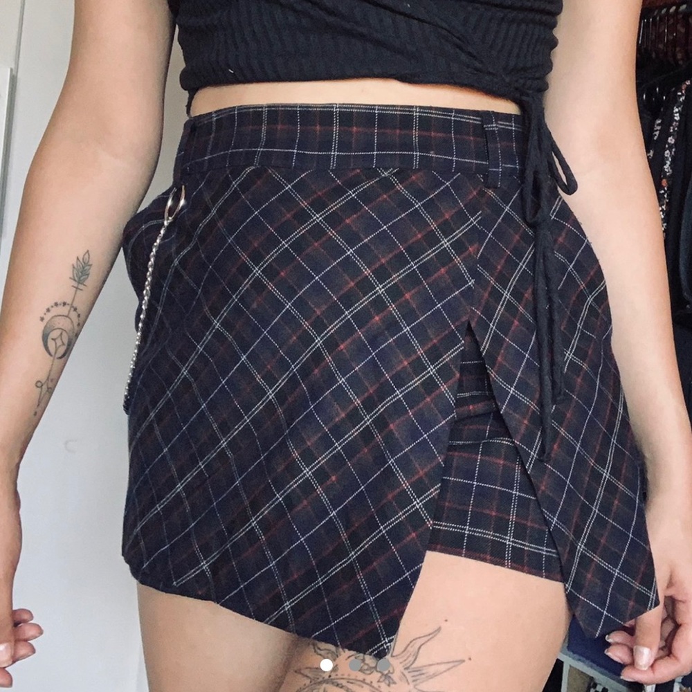 Plaid skirt